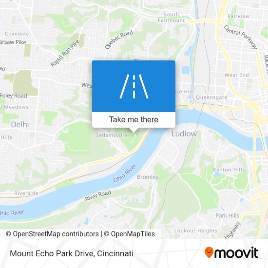 Mount Echo Park Drive map