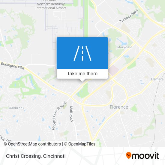 Christ Crossing map