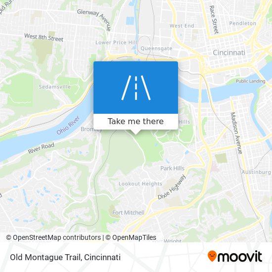 Old Montague Trail map