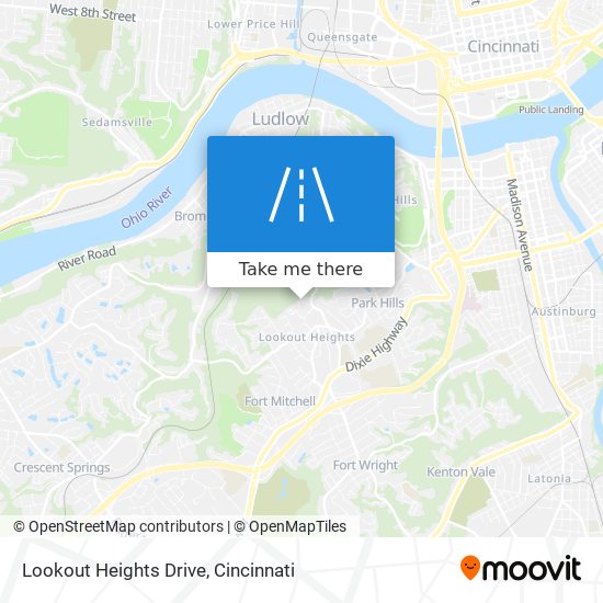 Lookout Heights Drive map