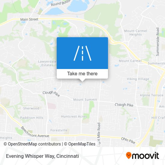 Mapa de Evening Whisper Way