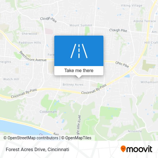 Forest Acres Drive map