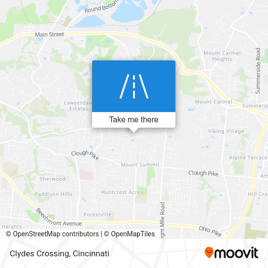 Clydes Crossing map