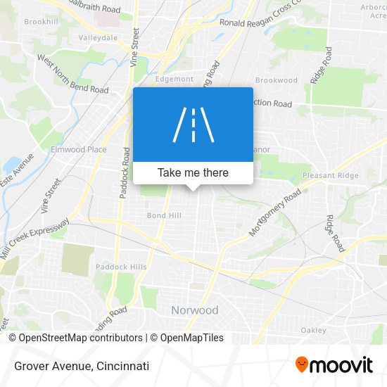 Mapa de Grover Avenue