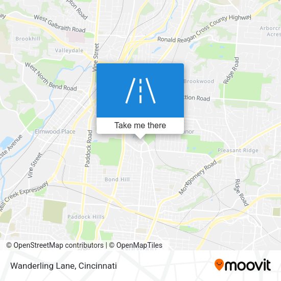 Wanderling Lane map