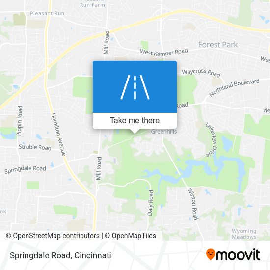 Mapa de Springdale Road