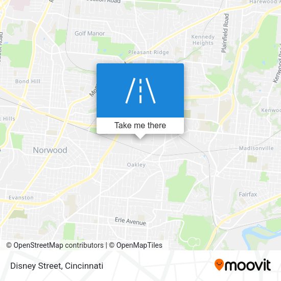 Mapa de Disney Street
