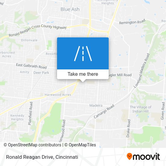Mapa de Ronald Reagan Drive