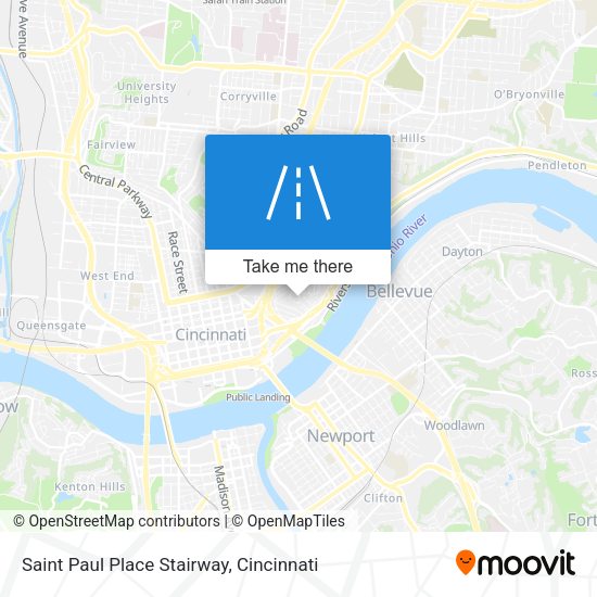 Mapa de Saint Paul Place Stairway