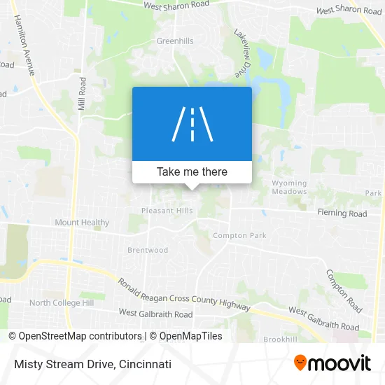 Misty Stream Drive map