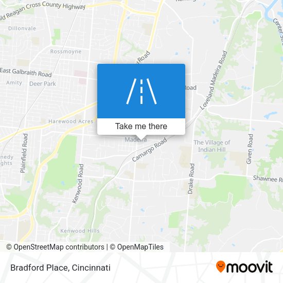 Bradford Place map