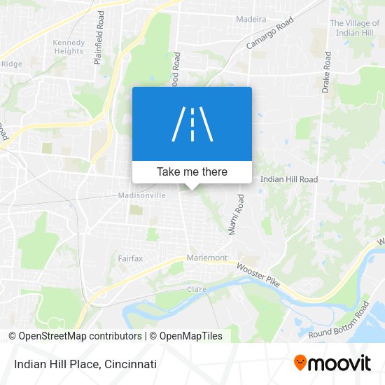 Mapa de Indian Hill Place