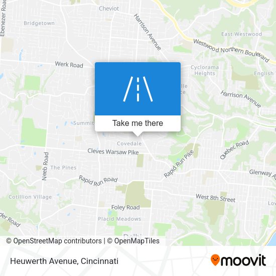 Mapa de Heuwerth Avenue