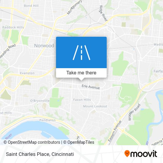 Saint Charles Place map