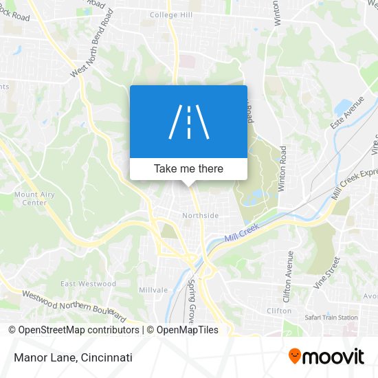 Mapa de Manor Lane