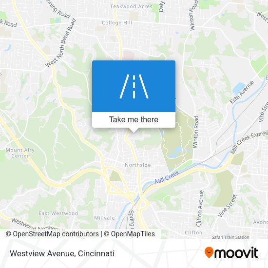 Mapa de Westview Avenue