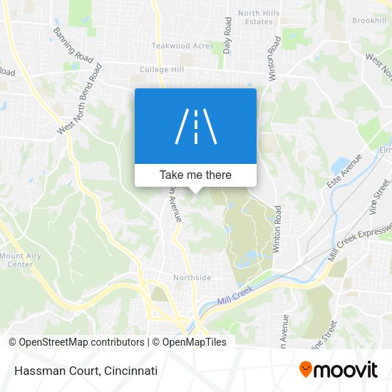 Mapa de Hassman Court