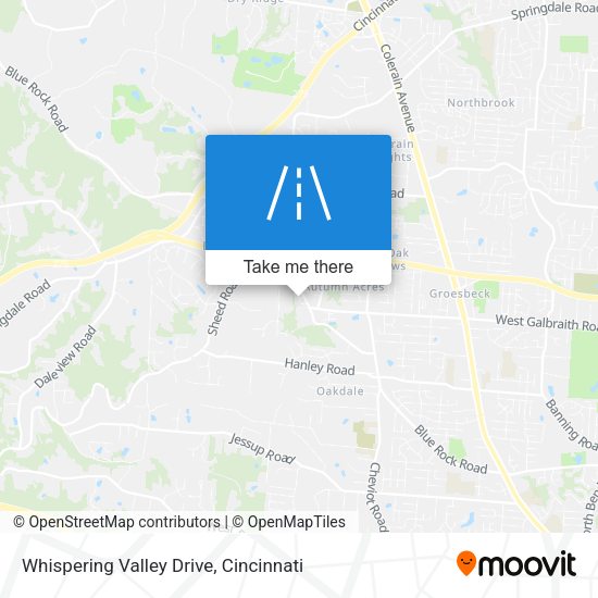 Mapa de Whispering Valley Drive