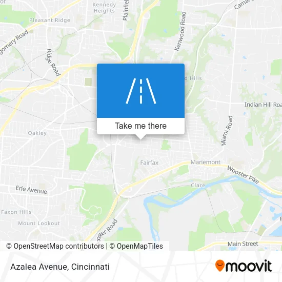 Azalea Avenue map