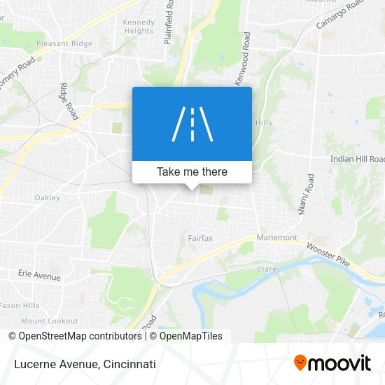 Mapa de Lucerne Avenue