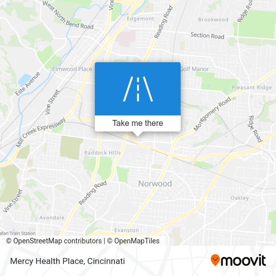 Mapa de Mercy Health Place
