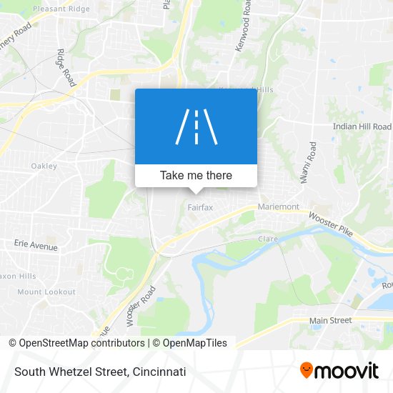 Mapa de South Whetzel Street