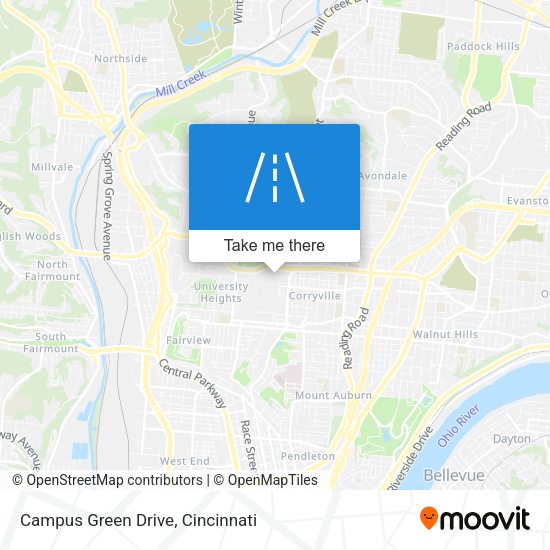 Campus Green Drive map