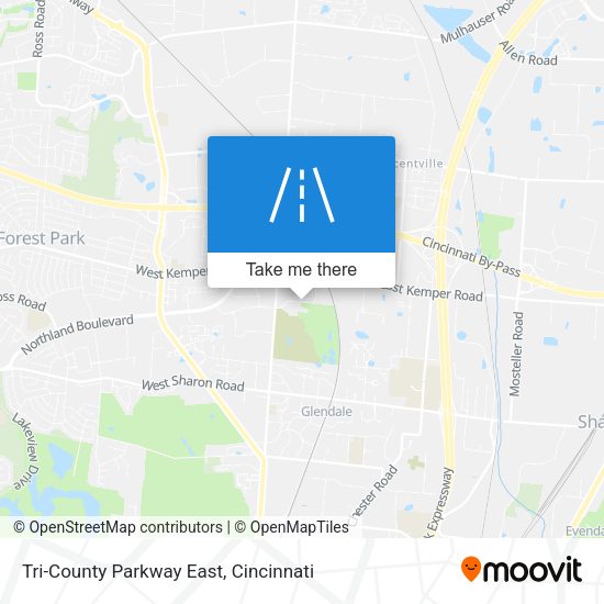 Mapa de Tri-County Parkway East