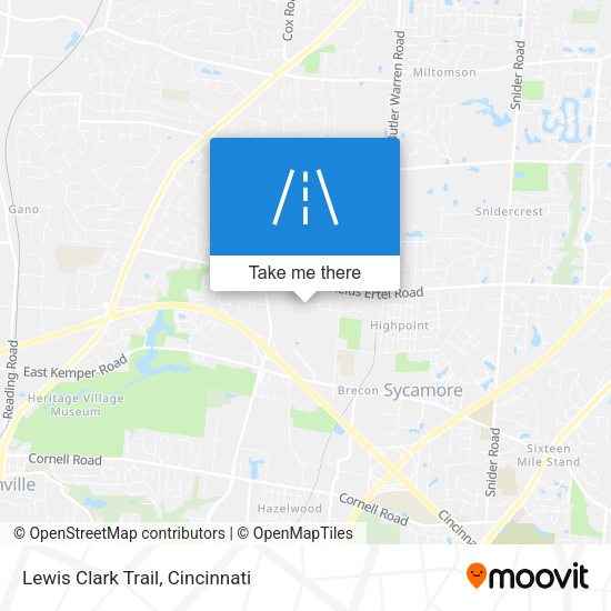 Lewis Clark Trail map