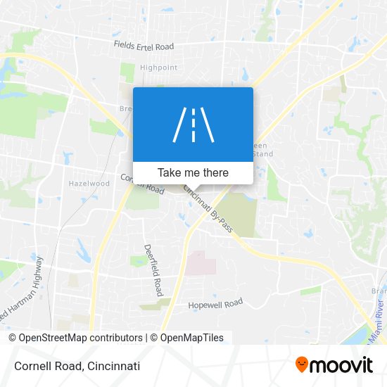 Mapa de Cornell Road