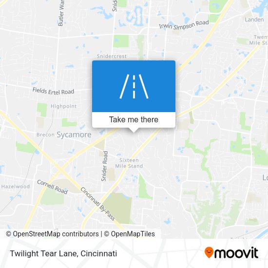Twilight Tear Lane map