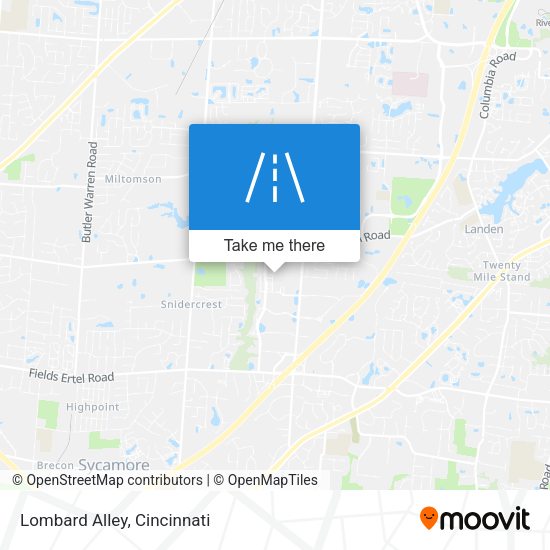 Mapa de Lombard Alley