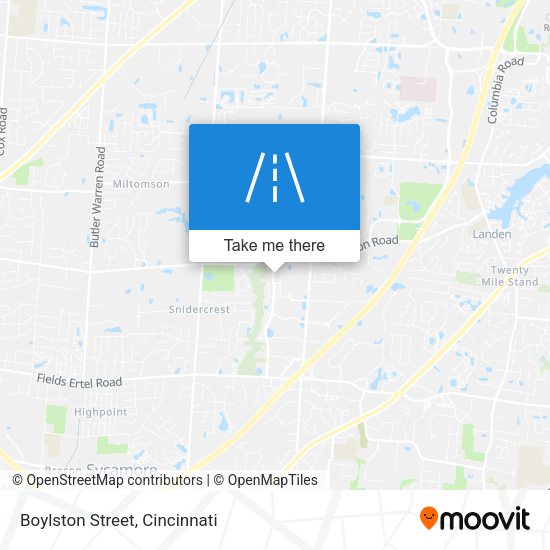 Boylston Street map