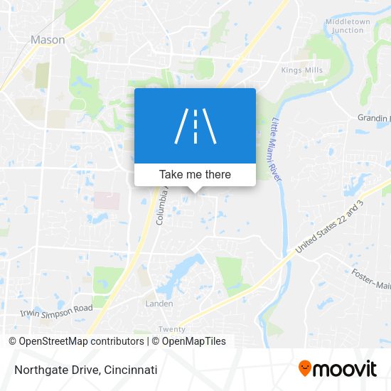 Mapa de Northgate Drive
