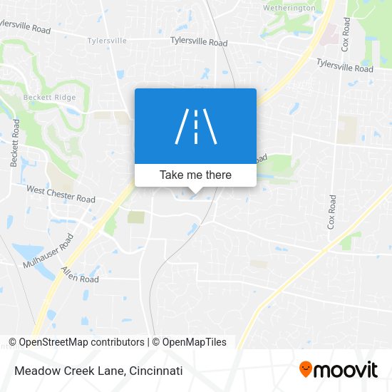 Mapa de Meadow Creek Lane