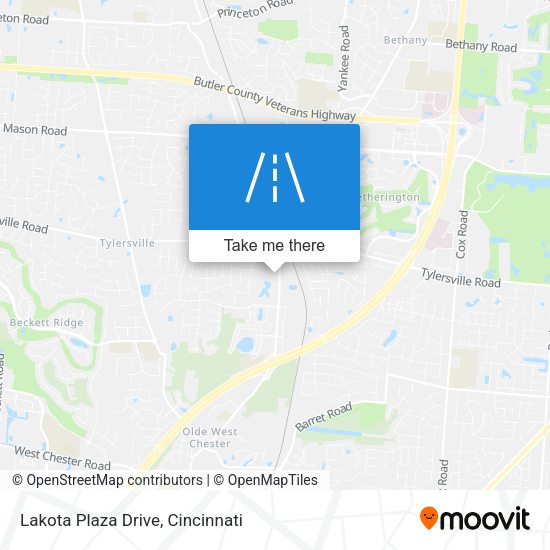 Lakota Plaza Drive map