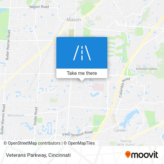 Mapa de Veterans Parkway