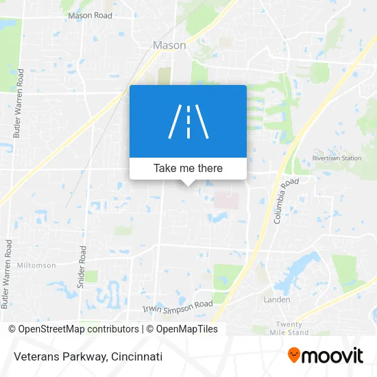 Veterans Parkway map