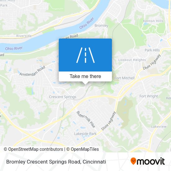 Bromley Crescent Springs Road map
