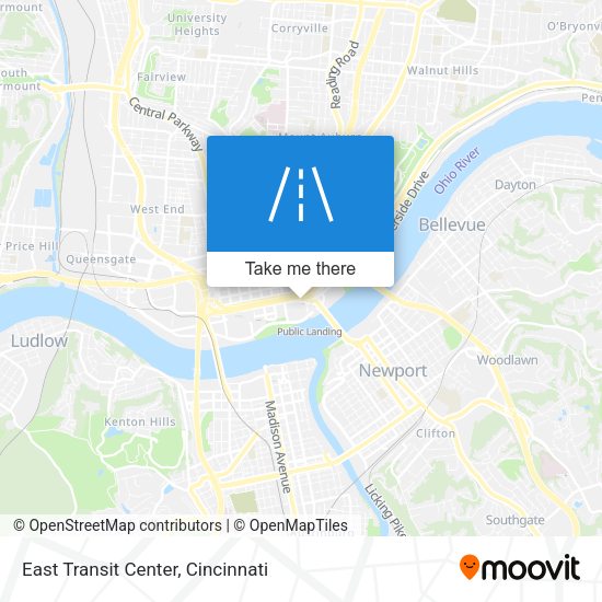 East Transit Center map