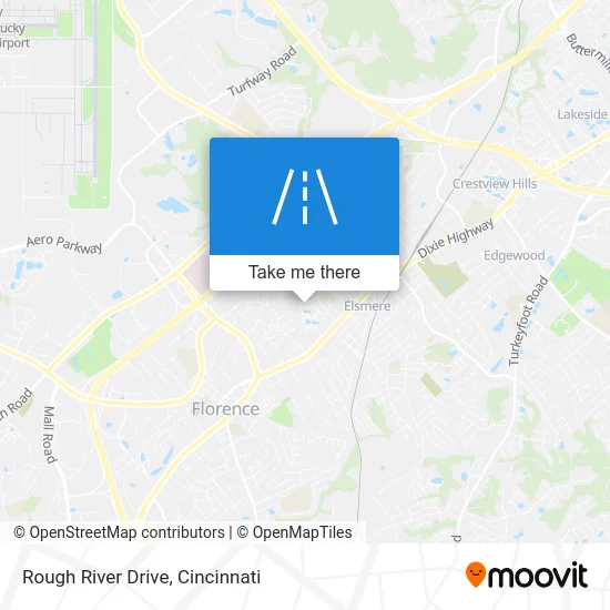 Rough River Drive map