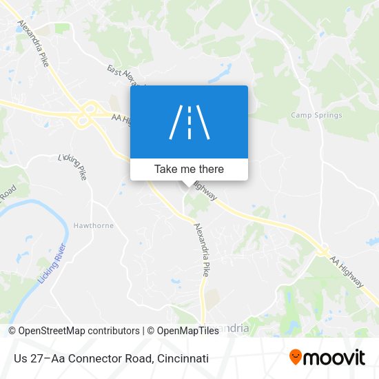 Mapa de Us 27–Aa Connector Road