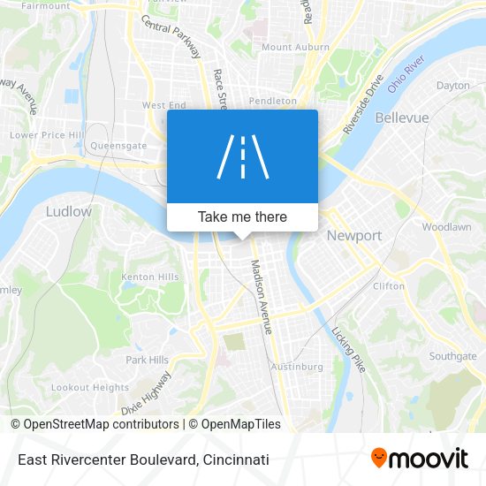 Mapa de East Rivercenter Boulevard