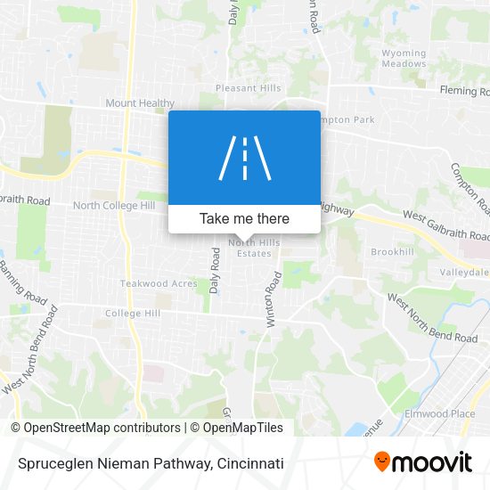 Mapa de Spruceglen Nieman Pathway