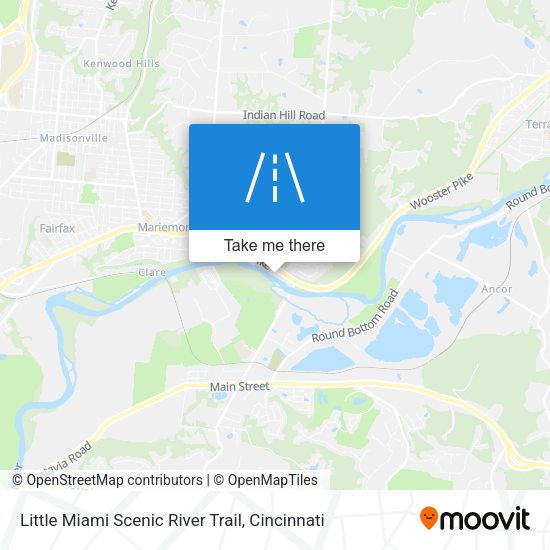 Little Miami Scenic River Trail map