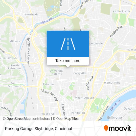 Mapa de Parking Garage Skybridge