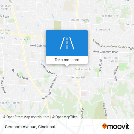 Gershom Avenue map