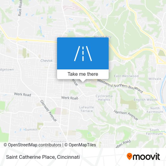 Saint Catherine Place map
