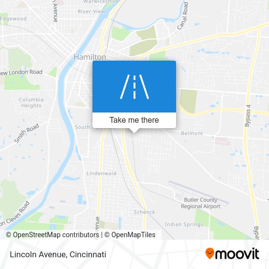 Mapa de Lincoln Avenue