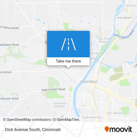 Dick Avenue South map
